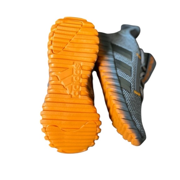 Adidas Kaptir 3.0 Kid’s Lifestyle Running Shoes Crew Orange Gray Boys 11 New - Picture 8 of 8